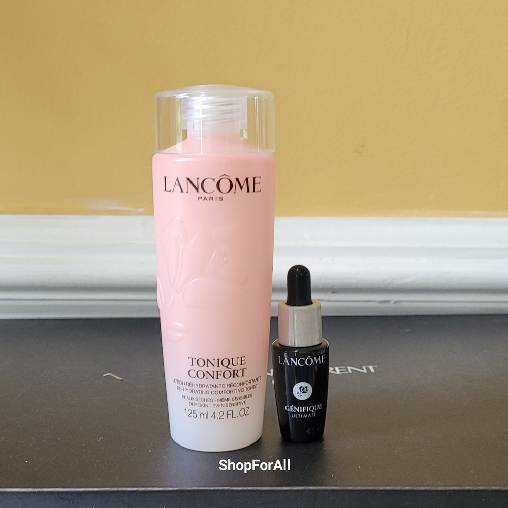 NWT Lancôme Tonique Confort and Génifique Serum Set